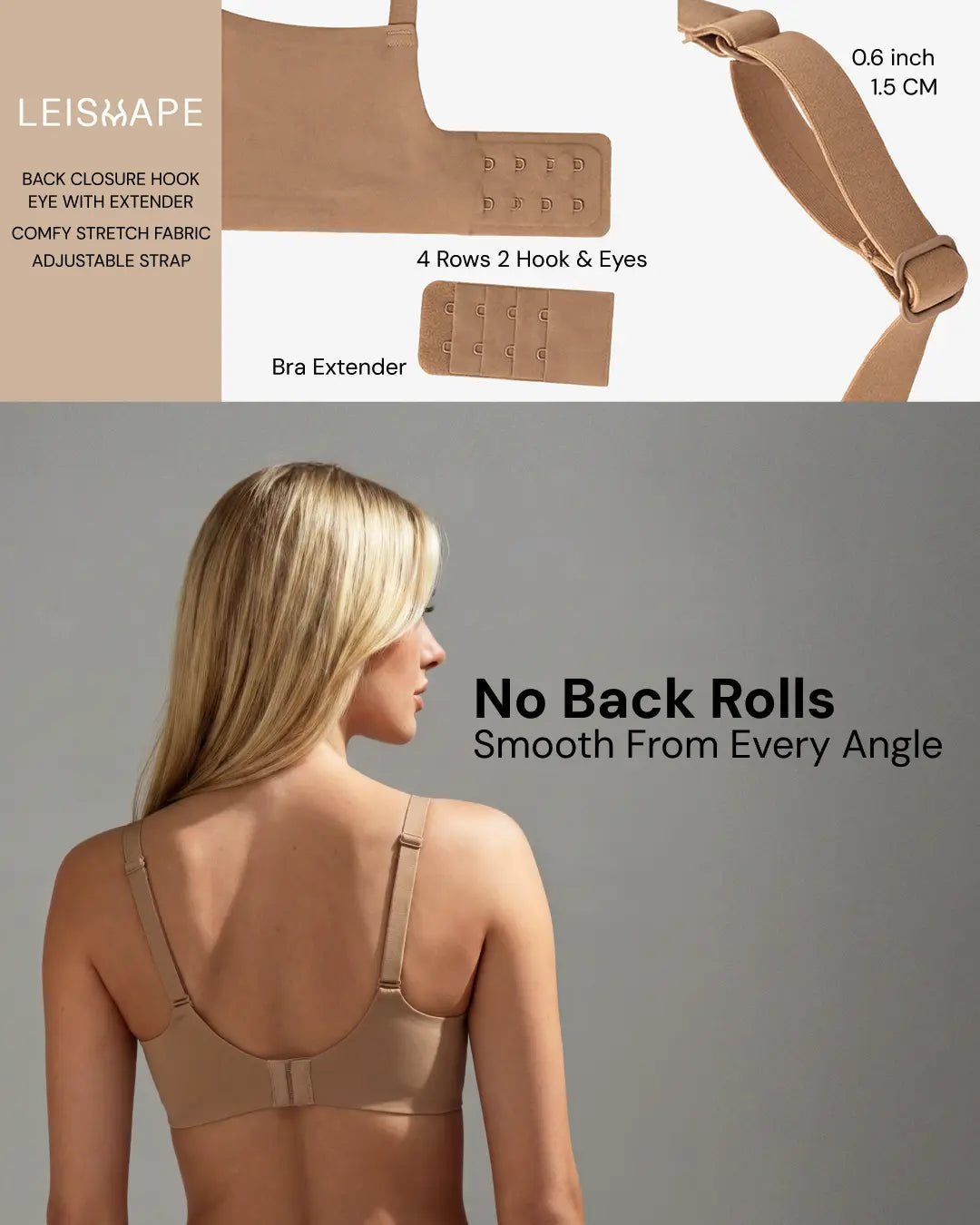 Jelly-Sculpt™ Comfort Invisible Bra.