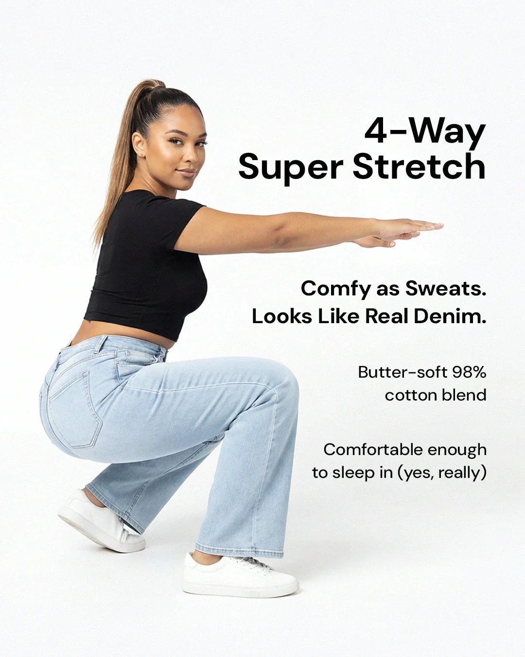 The Sculpt Mid Rise Jeans