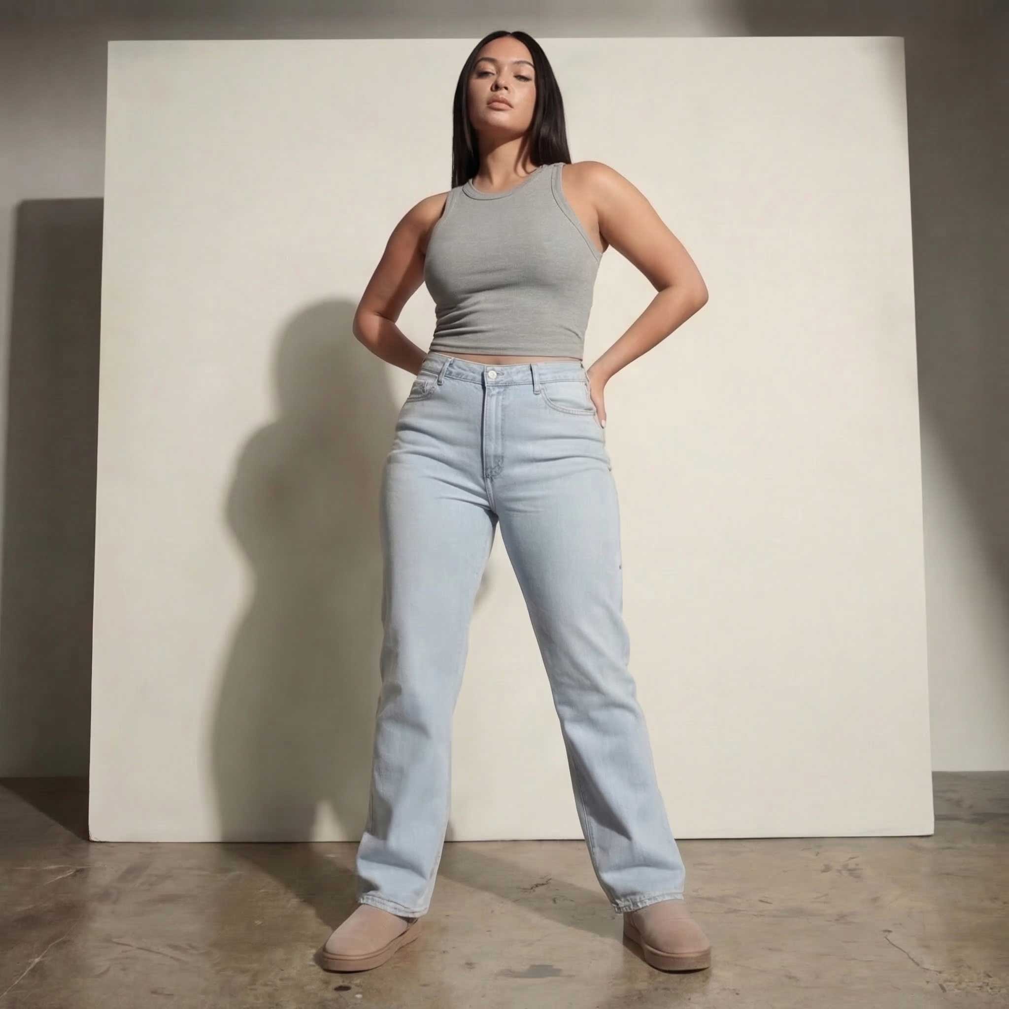 The Sculpt Mid Rise Jeans